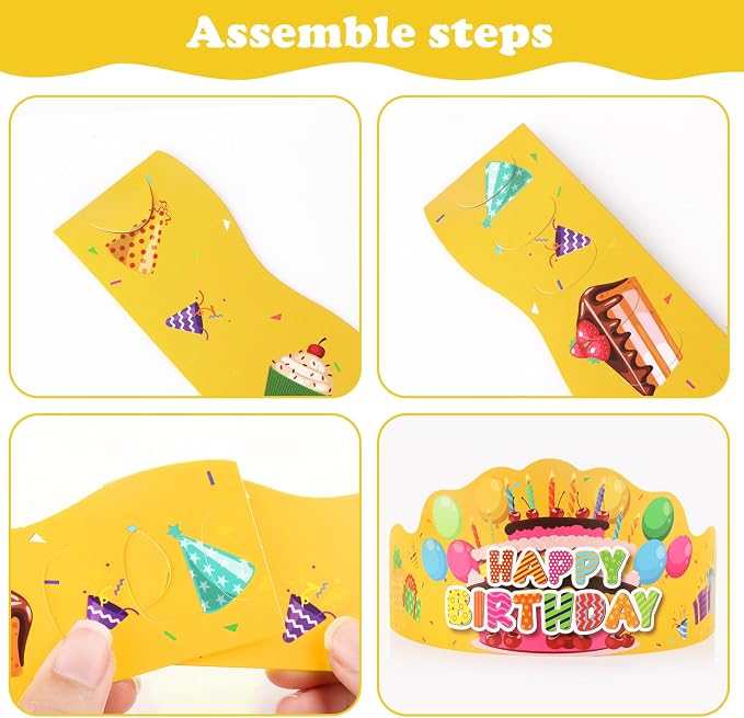30 Pack Paper Crowns for Kids - Image 6