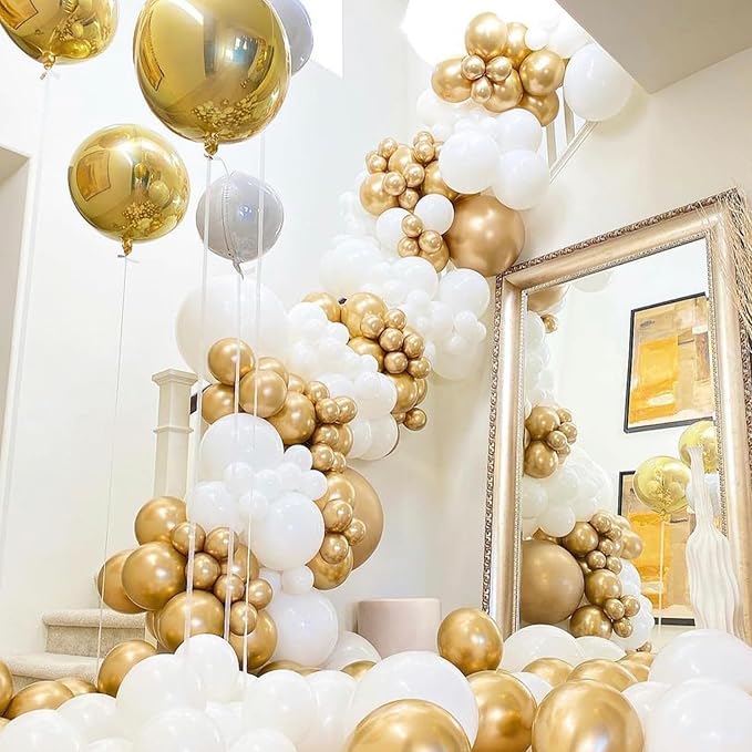 Metallic Gold Balloons 12 inch, Engagement, Birthday Party Decorations - Image 5