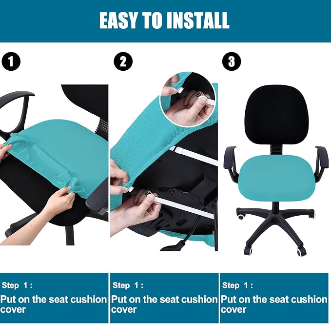 Smiry Office Computer Chair Seat Covers - Image 7