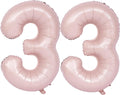 40 In Matte Pink Number Balloons Helium Foil Mylar Balloon Party Digital 33 | by Exquisitehighqualitypartydecorationstomeetyoureveryneed%EF%BC%81