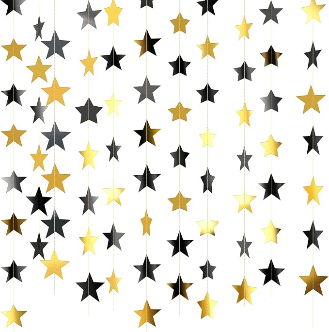 Patelai 130 ft Star Garland Banner Decor by Patelai