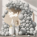 Awenztech 122pcs Gray Latex Balloons in 18 12 10 5 inches | Birthday, Baby by Awenztech