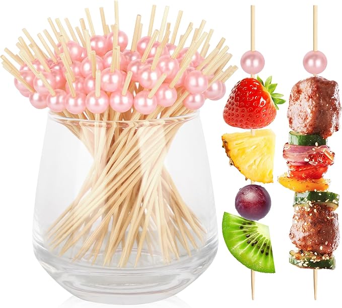200PCS Cocktail Picks, Wooden Charcuterie Sticks, - Image 9