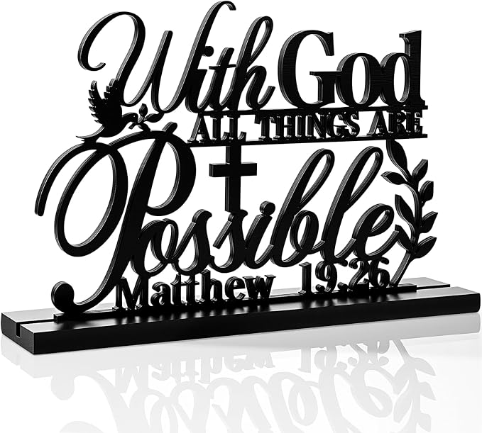 Geetery Inspirational Table Centerpieces Wooden Religious Inspirational Home by Geetery