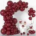 164Pcs Burgundy Balloons Garland Arch Kit Different Sizes | 18 12 10 5 inch by OUDDYLIFE
