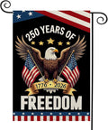250 Years Anniversary Garden Flag, 250th Anniversary USA Patriotic Banner by WENWELLHOME