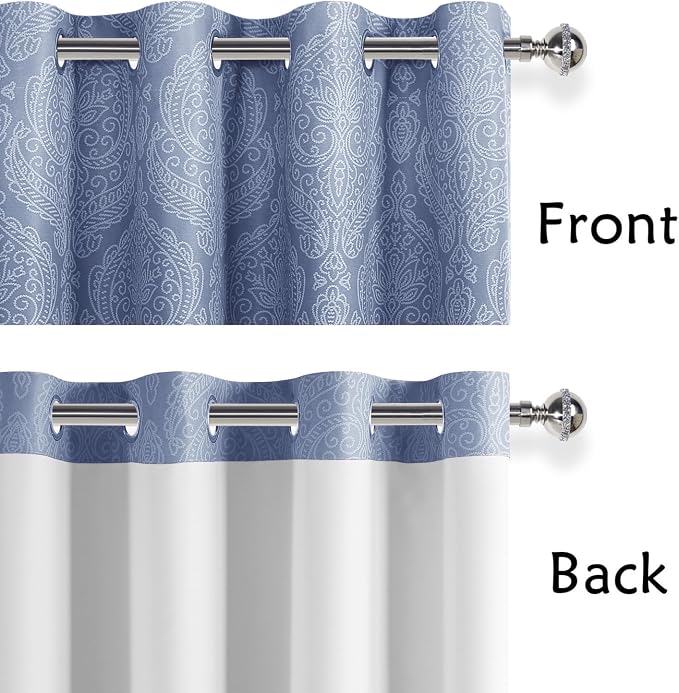 DWCN Ombre Blackout Curtains for Bedroom - Image 5