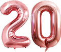 Number 20 Balloons for 20th Birthday Party Decorations, 42 Inch Jumbo Foil by GOER