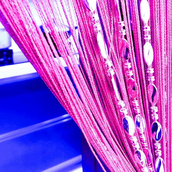 ave split 100cmX200cm Decorative Door String Curtain Beads Wall Panel Fringe by avesplit