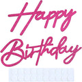 Rose Pink Happy Birthday Sign for Backdrop by CCYXSHOW