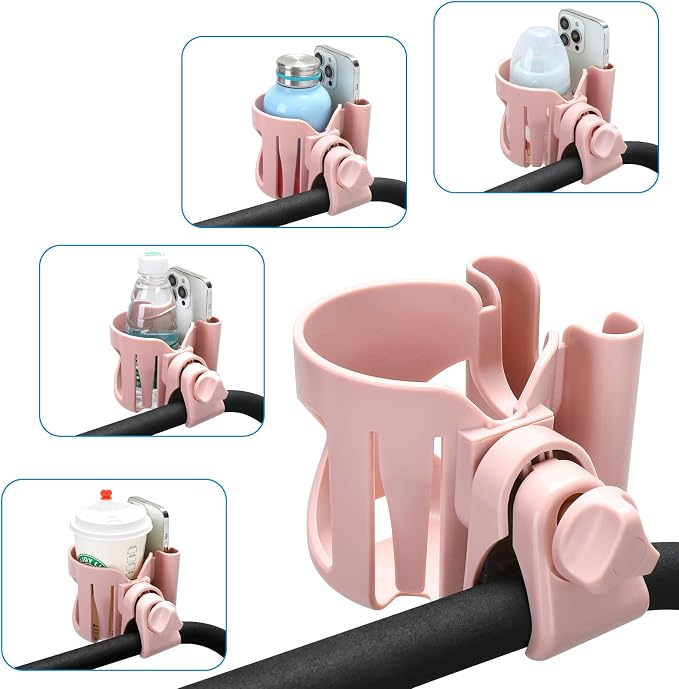 Accmor Stroller Cup Holder, Walker Wheelchair Bike Drinks Holder | Universal - Image 9