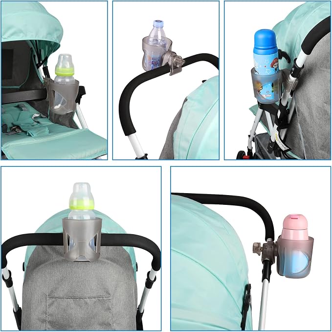 Accmor Stroller Cup Holder, Walker Wheelchair Bike Drinks Holder | Universal - Image 6