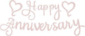 Pre-Strung Happy Anniversary Banner by EONNCNT