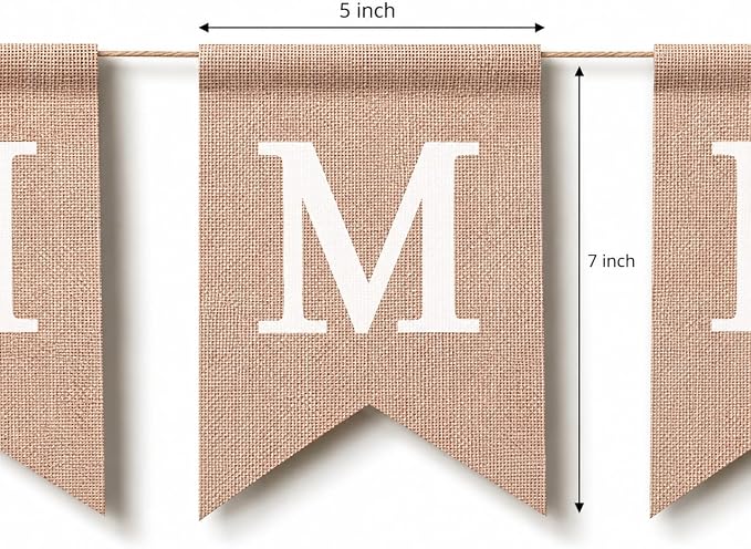 Pre-Printed Banner Kit – 97 BURLAP Flags - Image 2
