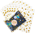 COQOFA 100 Pcs Star Printed Sealable Gift Wrap Cello Cellophane Bags Self by COQOFA