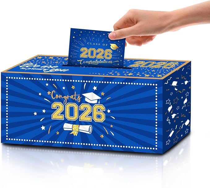125 PCS Blue and Gold Graduation Party Decorations, 2026 Graduation Decorations - Image 3