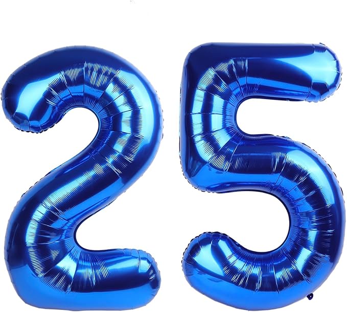 Numbers 23 Balloon 40Inch Blue Balloons by Argthjy