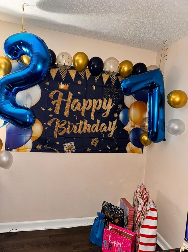 40 Inch Number 5 Balloon, Inflation Straw & Self-Sealing, Leak-Proof Aluminum - Image 5