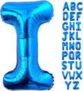 Lovoir 40 Inch Large Blue Letter I Balloons Big Size Jumbo Mylar Foil Helium by Lovoir