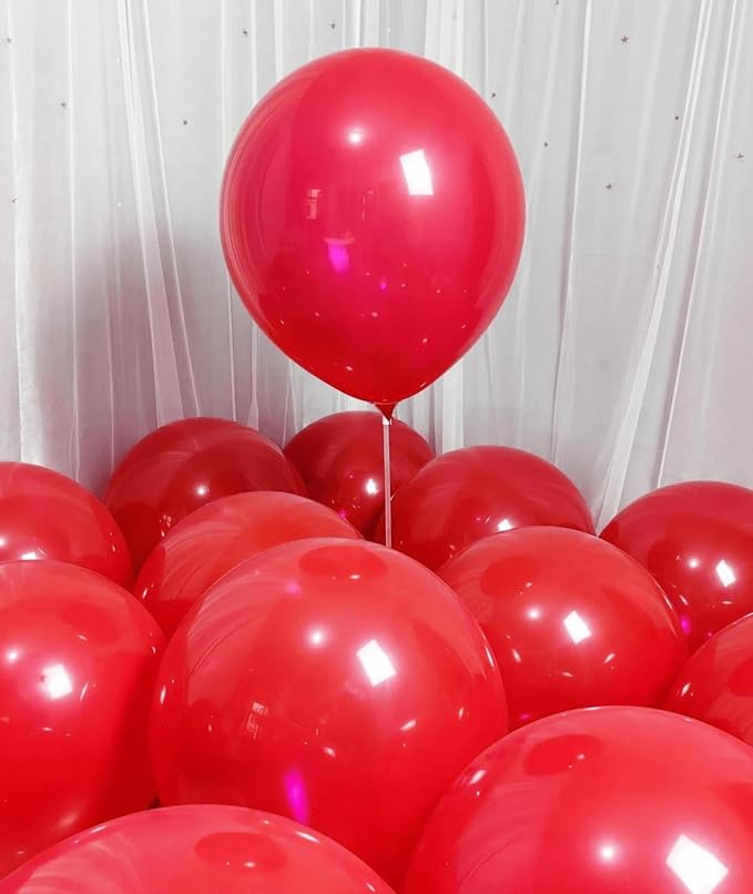 90 Pack Red Balloons 18 inch Red Latex Party big Balloon Bulk - Image 4