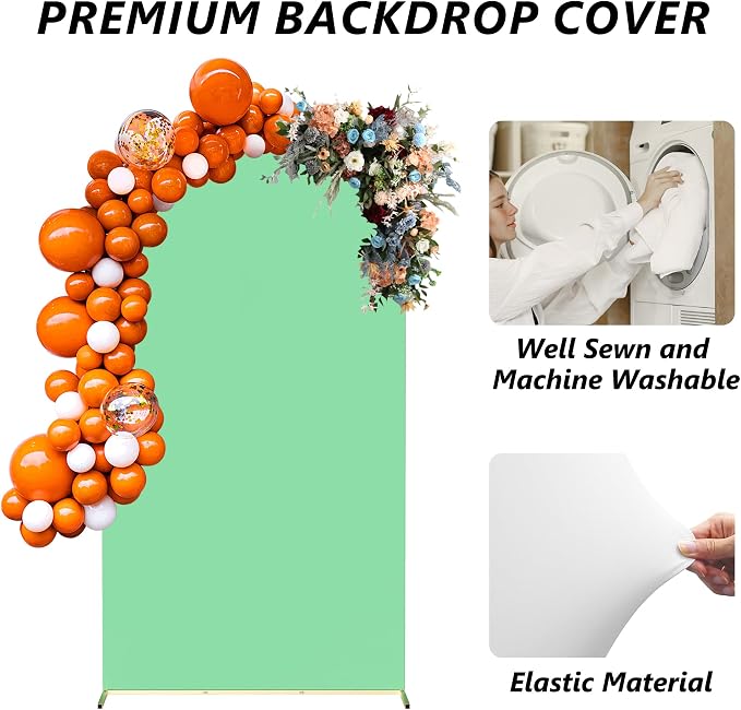 Neatsure Arch Backdrop Stand and Cover Set, 7.2FT Metal Photo Balloon Arch - Image 6