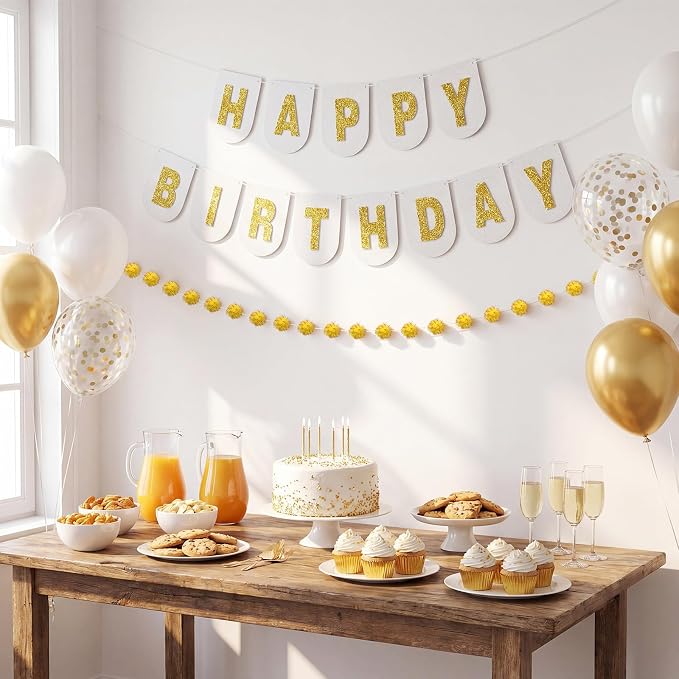 Hahafelt 125 Pcs Make Your Own Banner Kit Personalized Handmade Name Scallop - Image 5