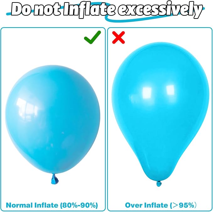 Blue Balloons for Ocean Shark Birthday Party Decorations Under the Sea Balloon - Image 6