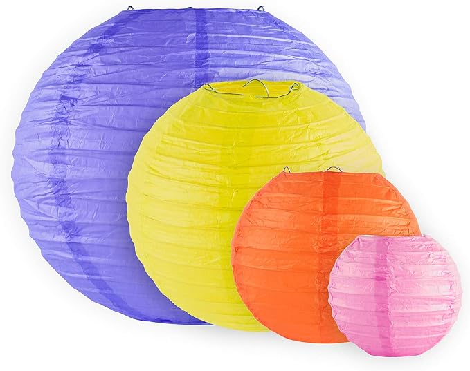 Super Z Outlet 16 Pack Assorted Colorful Decorative Chinese/Japanese Floating - Image 3