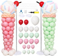 KIRIN Ice Cream Balloon Column Stand Kit Set of 2, 7 Feet Height Ice Cream by KIRINDECORATION