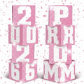 Queekay 8 Pcs Prom Column Standup Photo Booth Decorations 2026 Prom Backdrop by Queekay