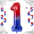 40 Inch Spider Number 1 Foil Balloons by TNCDJKPA