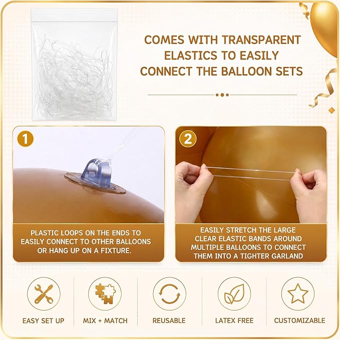 1 Set Reusable Inflatable Balloon Garland Arch Kit, Birthday Wedding Baby - Image 6