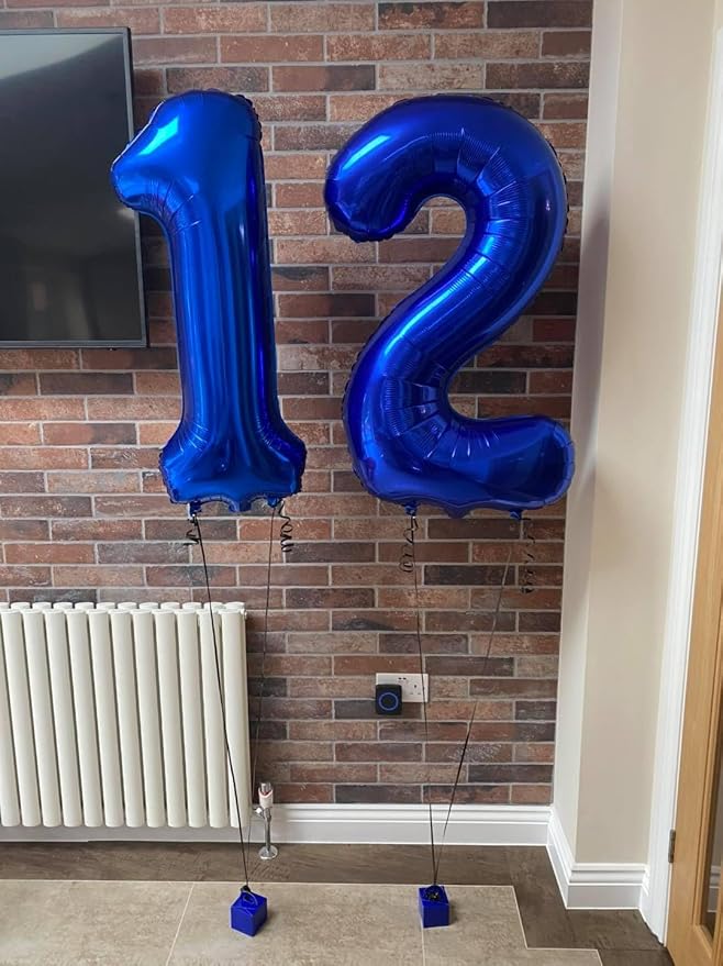 Blue Number 1 Balloon 40 Inch - Image 8