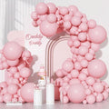 Ouddy Party 129Pcs Pink Balloons Different Sizes 18 12 10 5 Inch | 6Pcs 18” by OuddyParty