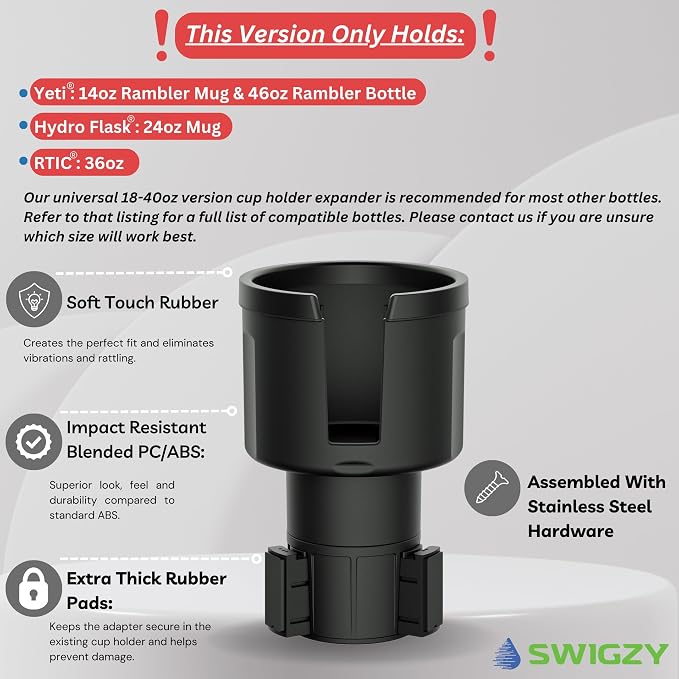 Extra Wide Car Cup Holder Expander - Image 2