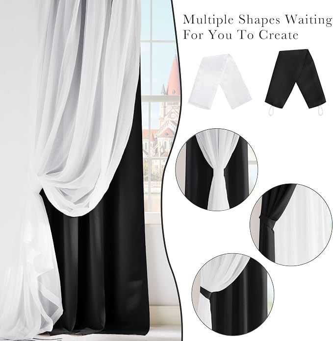 PONY DANCE Black Out Curtains, 52 x 95 inch - Image 9