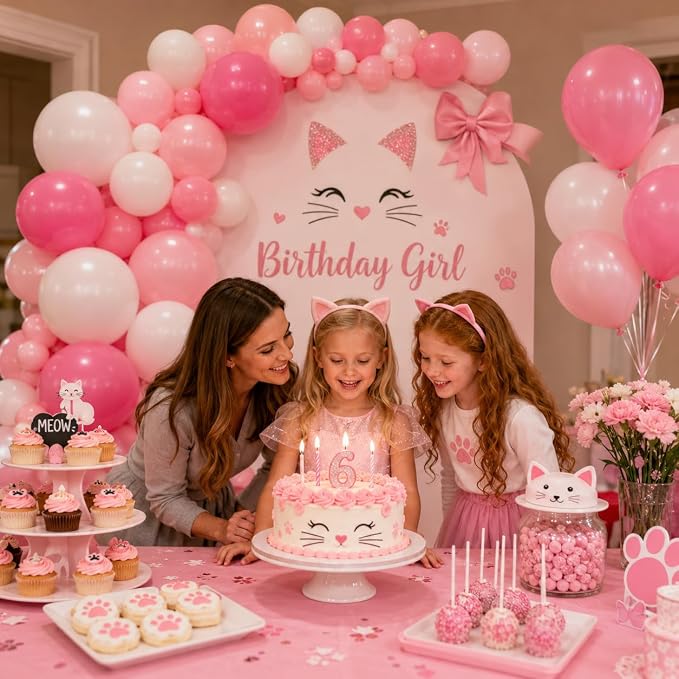 Pink and White Balloons, Baby Pink Latex Balloon - Image 5