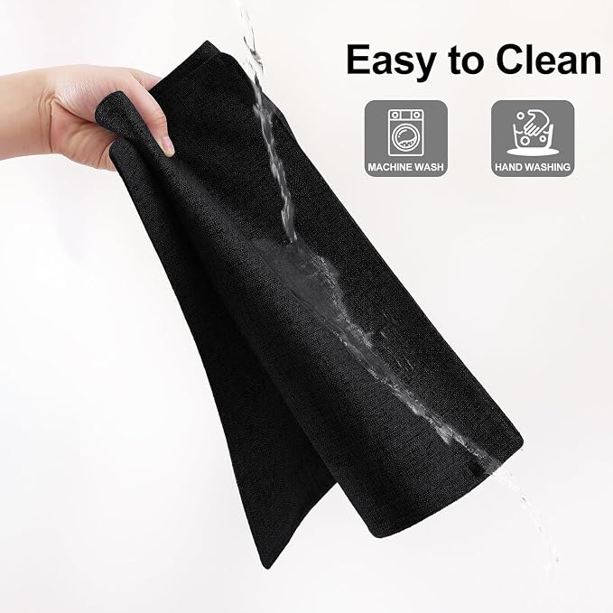 Homaxy Cloths Placemats for Dining Table Set of 6, Cotton Linen Blend Table Mats - Image 7