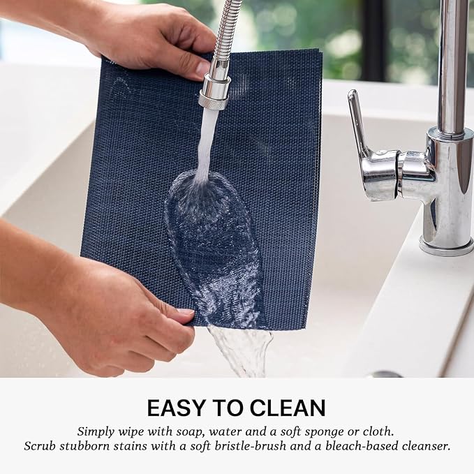 LEXMORE PlaceMats Set of 12 Vinyl/Plastic Woven Place Mats - Image 4