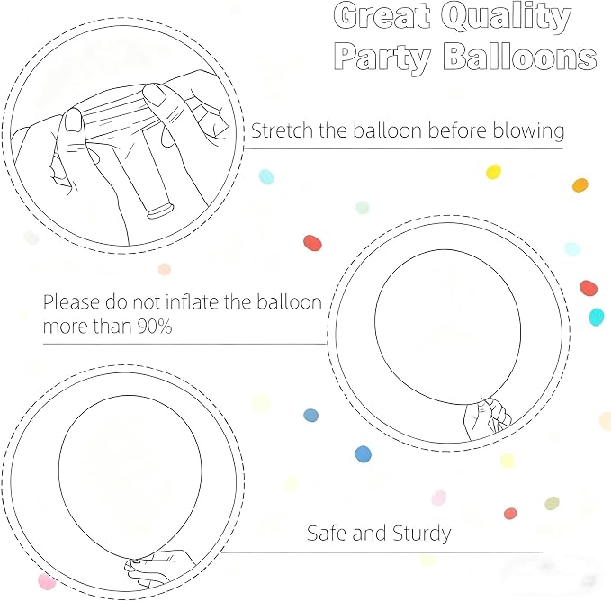 412pcs Ruby Red Balloon Arch Kit, 18 12 10 5 Inch Different Sizes Matte Latex - Image 4