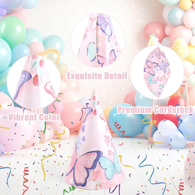 CANREVEL 12 PCS Party Hats for Adults and Kids, Party Headwear | Birthday - Image 6