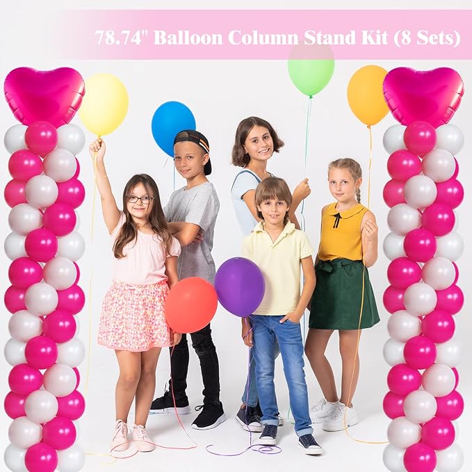 8 Set Heavy-Duty Balloon Column Stand Kit - Image 5