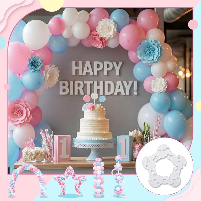 500 Pcs Plastic Balloon Clips Bulk, Reusable Balloon Clips - Image 5