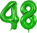 Number 48 Balloons for 48th Birthday Party Decorations, 0-100 Large No.48 by Joycard