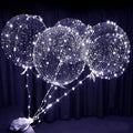 12PCS LED Balloons, christmas decorations clear transparent by lightsfever