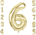 Number 6 Balloons for 6th Birthday Party Decorations, 40 Inch 0-100 Anniversary by Joycard