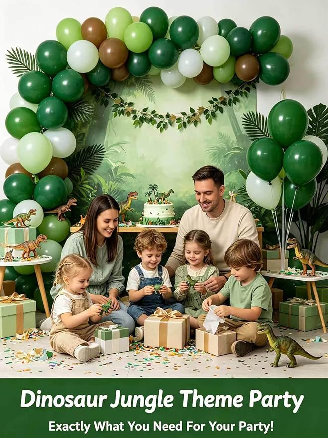 Green Balloons 12 Inch 60 Pcs Dark Green Latex Balloons - Image 8