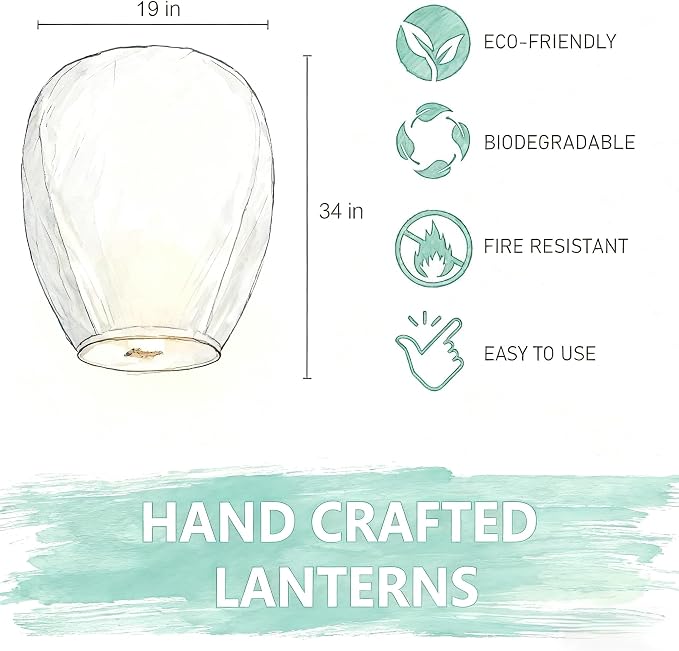 Paper Lanterns 20Pcs Set, Including Hanging Rectangular Lanterns, Suitable - Image 2