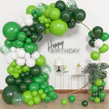 Archloon 156pcs Green Balloons Arch Garland Kit, Different Sizes 18 12 10 5inch by Aarchloon