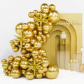 PartyWoo Metallic Gold Star Latex Balloon Arch Kit 110pcs Different Sizes | 18 by PartyWoo